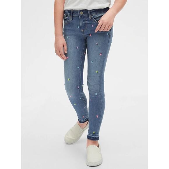 Gap Star Embroidered Jeans sz 7 - Picture 1 of 12